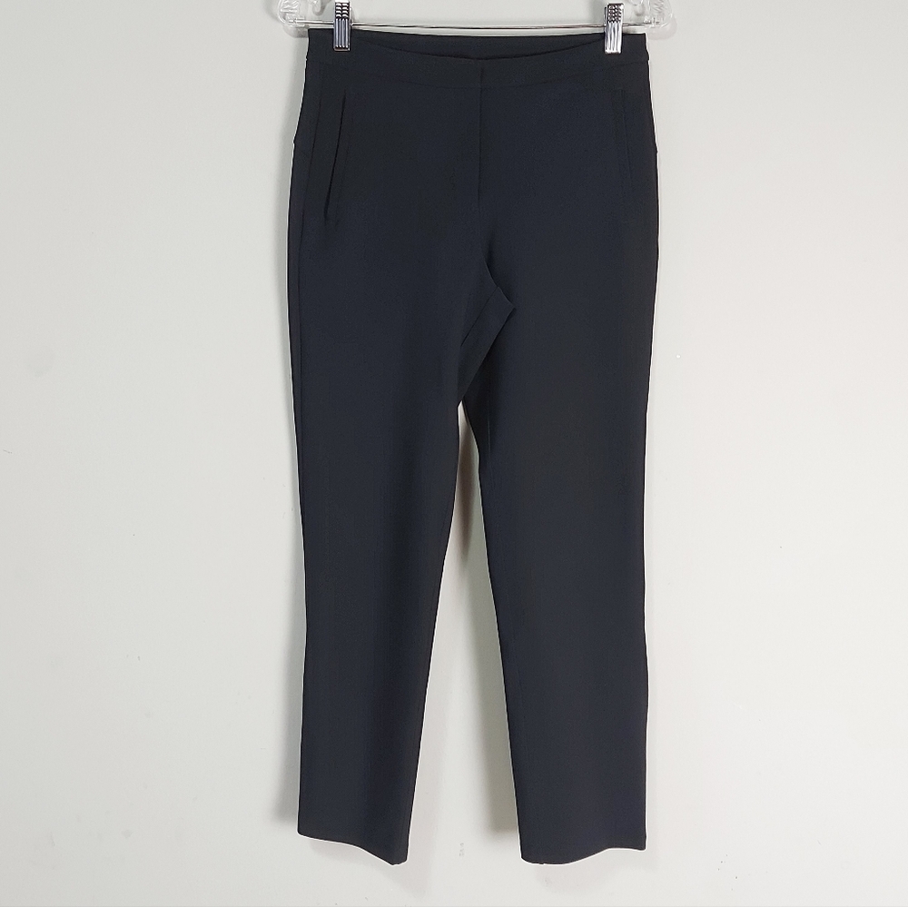 Lululemon Black Comfort Stretch Zip Pockets Slim On The Move Pant Size 4 LW5BGZS